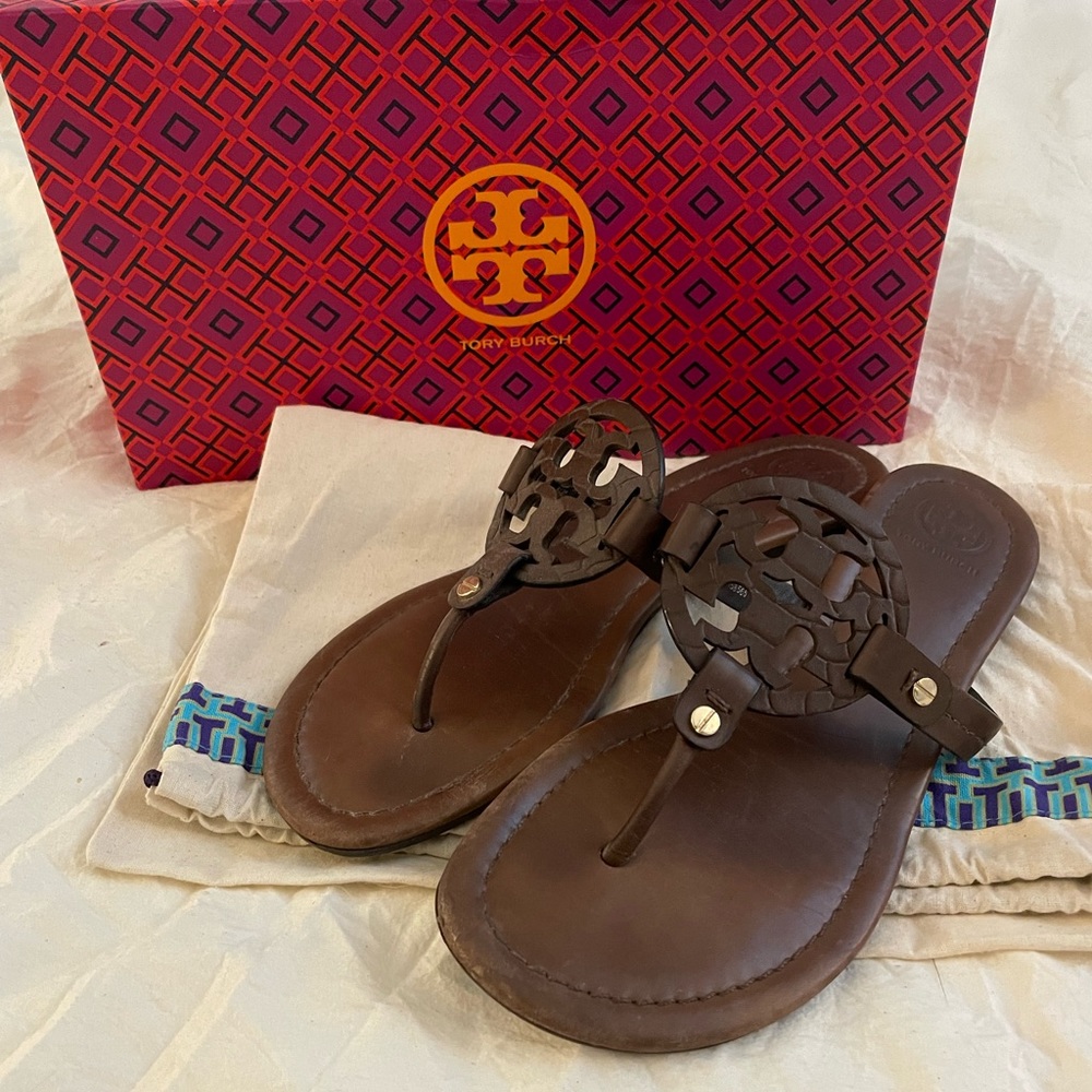 Brown Tory Burch Sandals